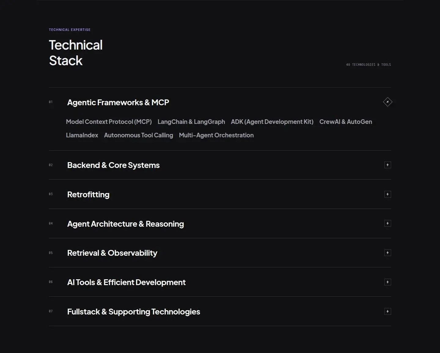 skills, as the page shows it