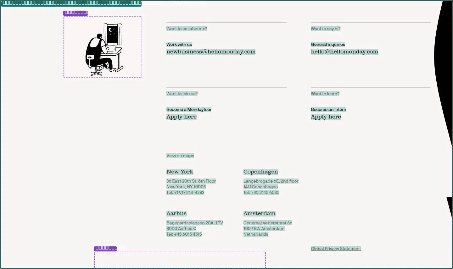 footer, its anatomy