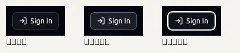 button: rest, hover, focus