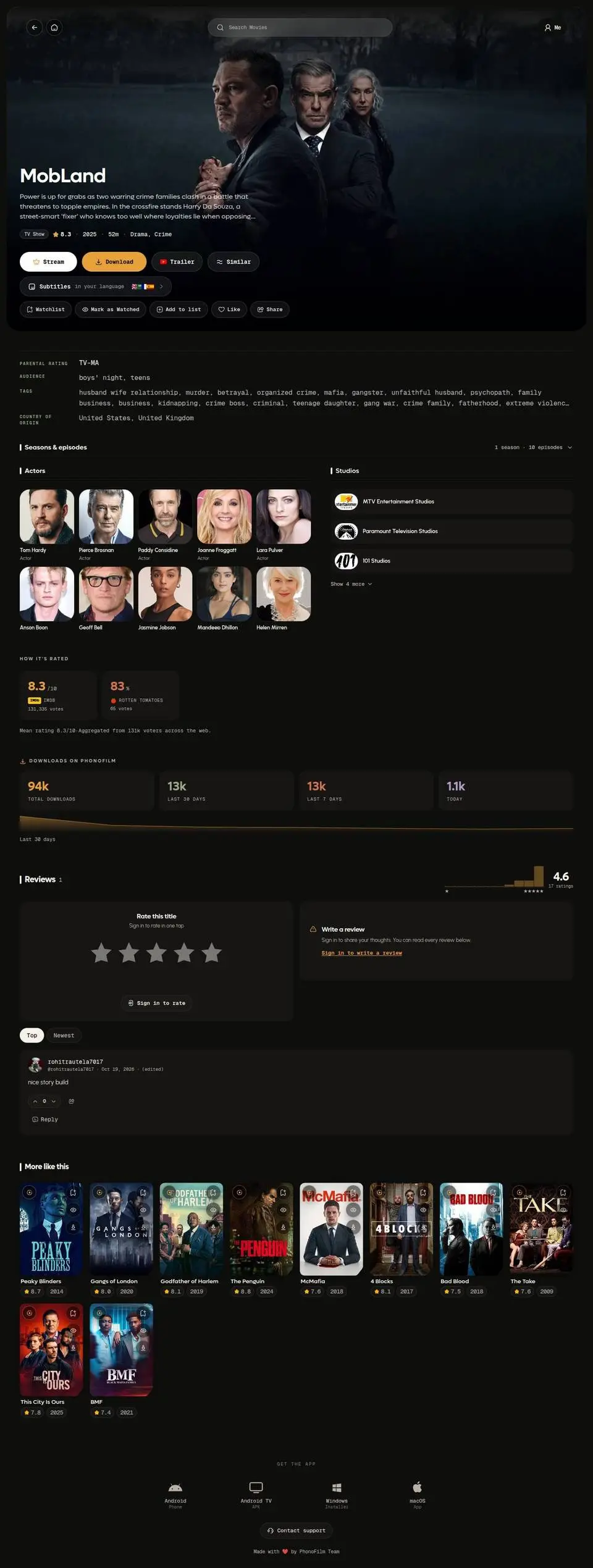 The whole page