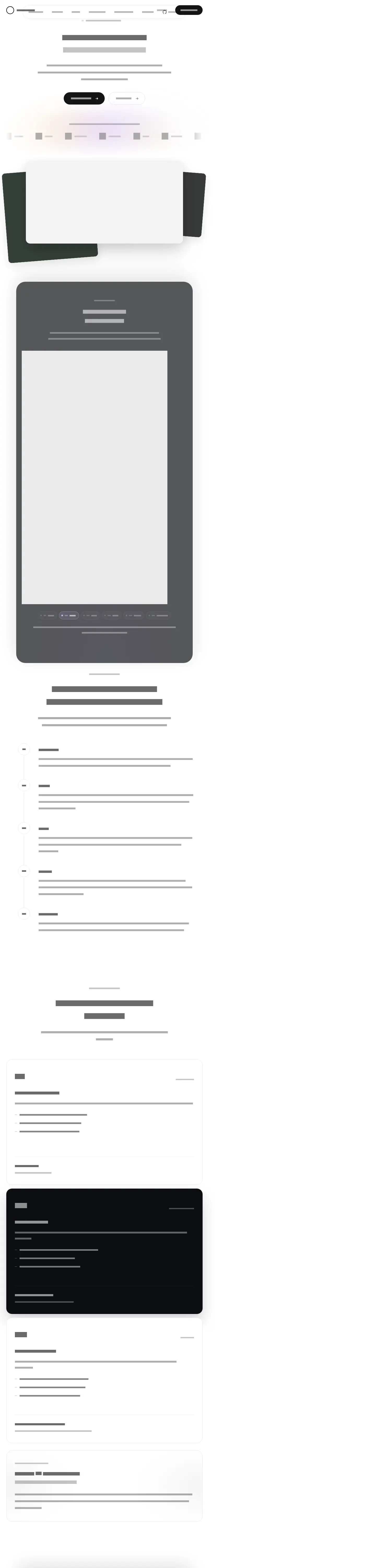 Desktop layout of openship.io, content removed