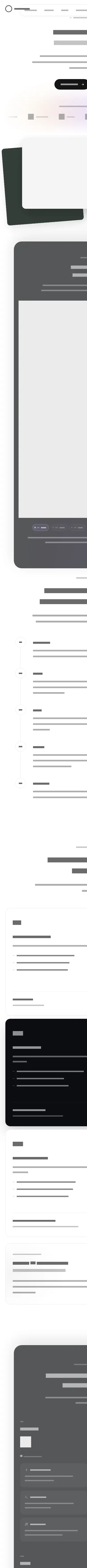 Phone layout of openship.io, content removed