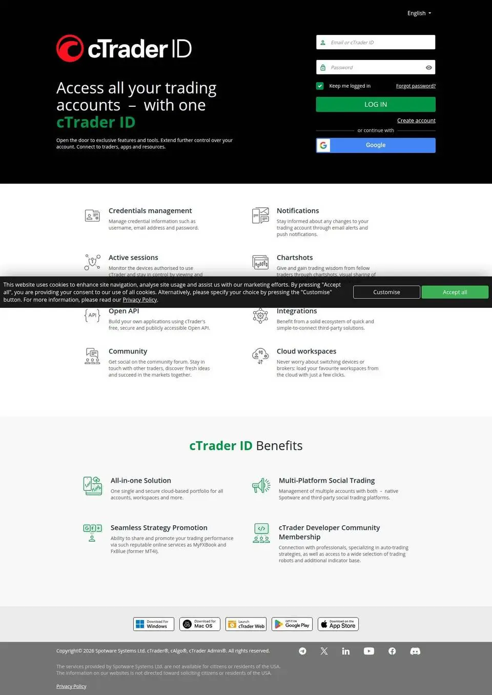 The whole page