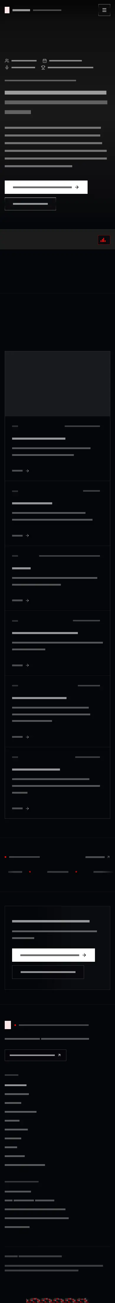 Phone layout of hackathon.stark.et, content removed